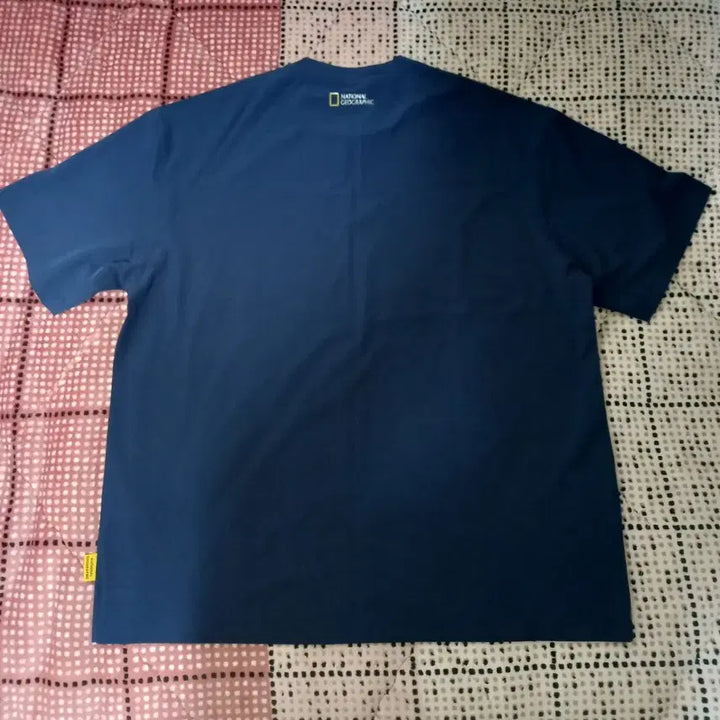[BUNJANG] National Geographic Woven Half-Sleeve Windbreaker T-Shirt Size 110 / 내셔널 지오그래픽 우븐 바람막이 반팔티 110 2025년식 상태A급 @@