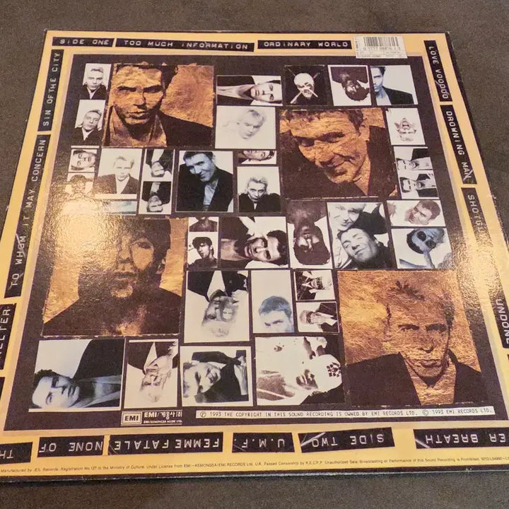 [SOLD OUT] 듀란듀란 Duran Duran " 웨딩앨범 " 개봉 LP (Mint)