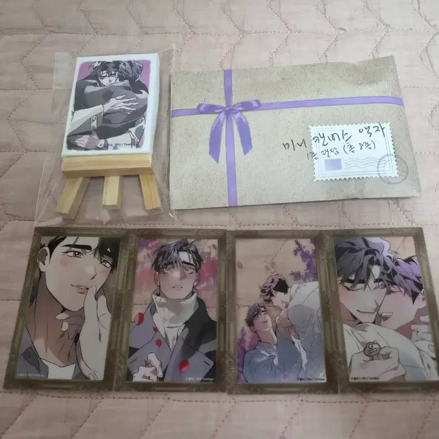[BUNJANG] DTR Mini Canvas Frame &amp; Clear Photocard Set (Ash &amp; Lyle) / 디티알 dtr 미니 캔버스 액자 클리어 포카 랜덤 애쉬 라일 양도
