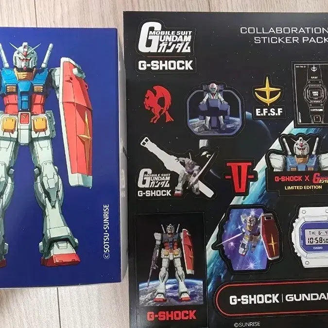 [BUNJANG] G-SHOCK Gundam Collaboration Limited Edition Watch / G-SHOCK 건담 콜라보레이션