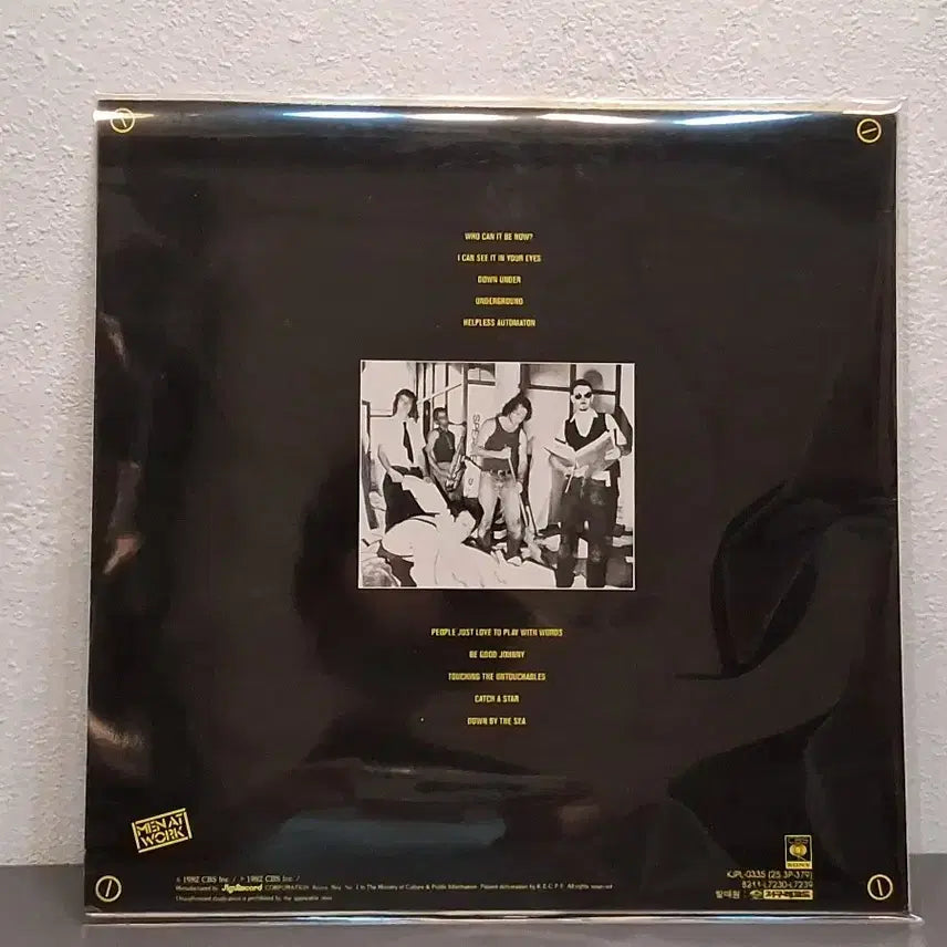 [BUNJANG] MAN AT WORK LP / 맨 앳 워크 LP