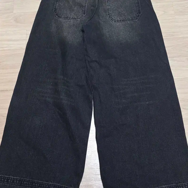 [BUNJANG] OPUS0012 Melted Denim Pants Black L / OPUS0012 MELTED DENIM PANTS BLACK L