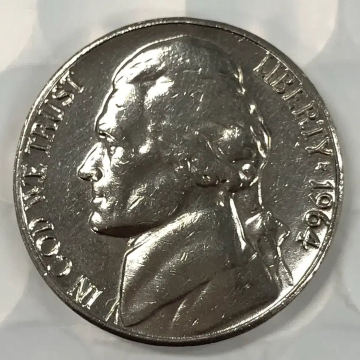 [BUNJANG] 1964 United States Jefferson Nickel (D Mint) / 1964년 미국 제퍼슨 5센트 동전 D410