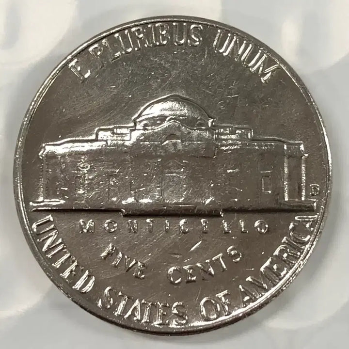 [BUNJANG] 1964 United States Jefferson Nickel (D Mint) / 1964년 미국 제퍼슨 5센트 동전 D410