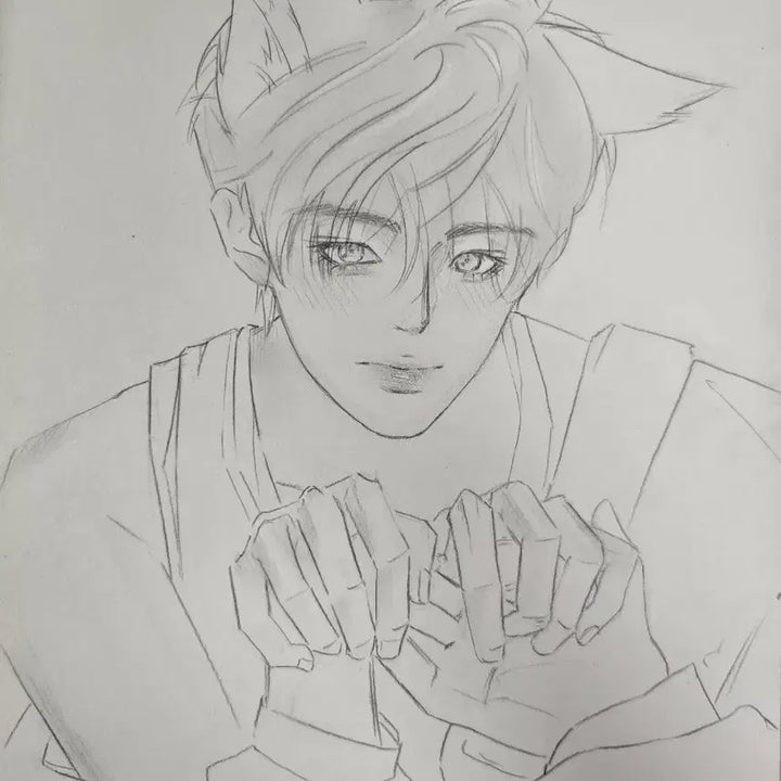 [BUNJANG] Character Sketch Commission / 낙서 커미션 그림