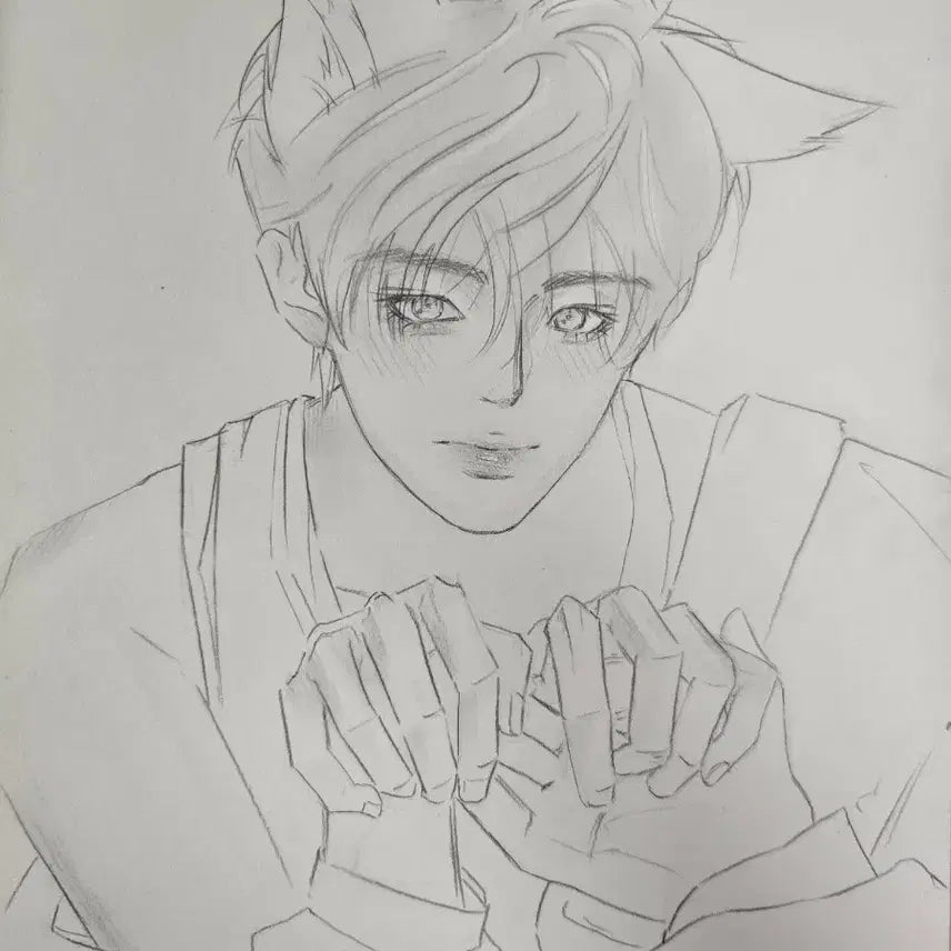 [BUNJANG] Character Sketch Commission / 낙서 커미션 그림