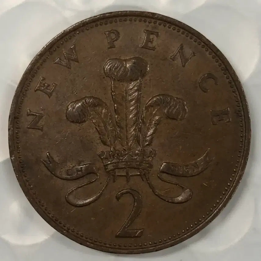 [BUNJANG] 1971 United Kingdom 2 Pence Coin / 1971년 영국 뉴 2펜스 동전 D411