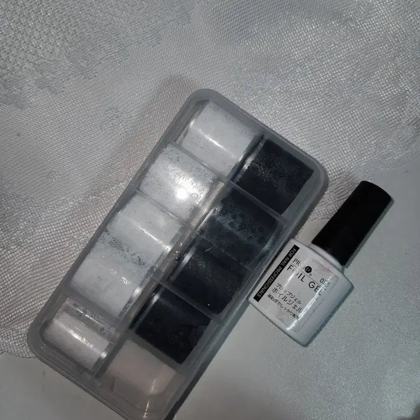 [SOLD OUT] 네일 레이스 호일 전용젤 네일팁2 일괄