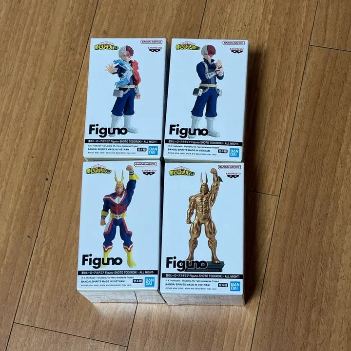 [BUNJANG] My Hero Academia Shoto All Might 4-Piece Set (Sealed) / 미개봉 나의히어로아카데미아쇼토올마이트4종세트판매합니다!figuno