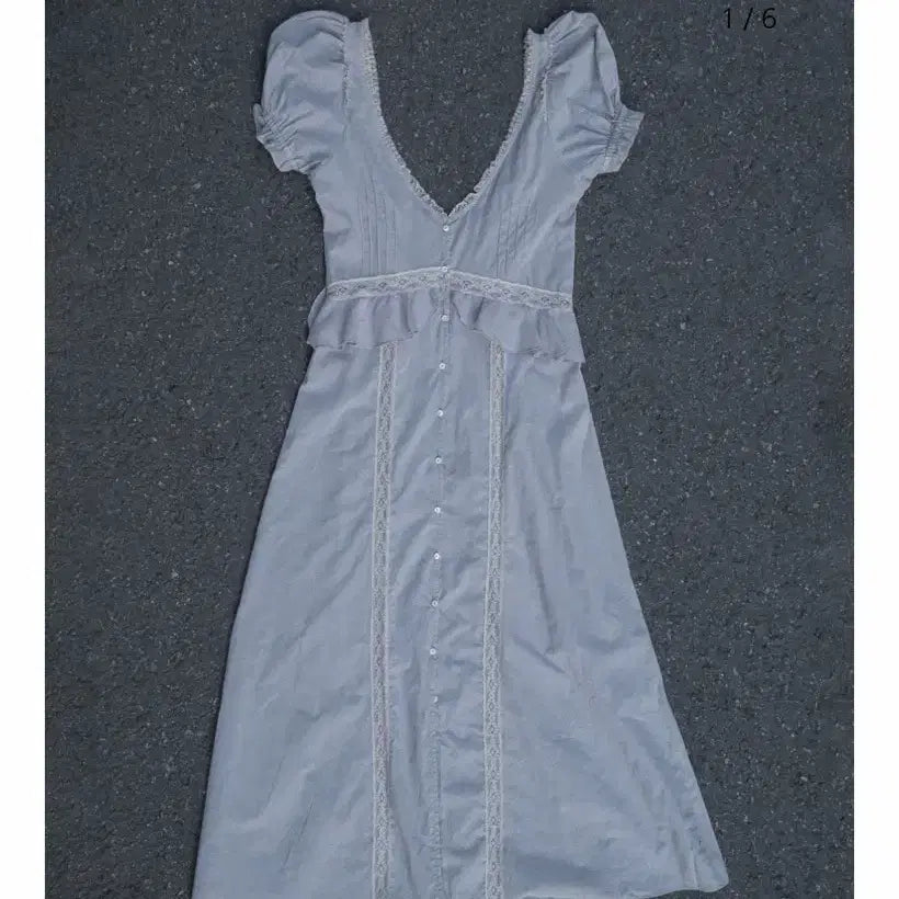 [BUNJANG] Pleta Lucia Dress Light Grey S / 새상품) 플레따 134 루시아 드레스 라이트 그레이 S
