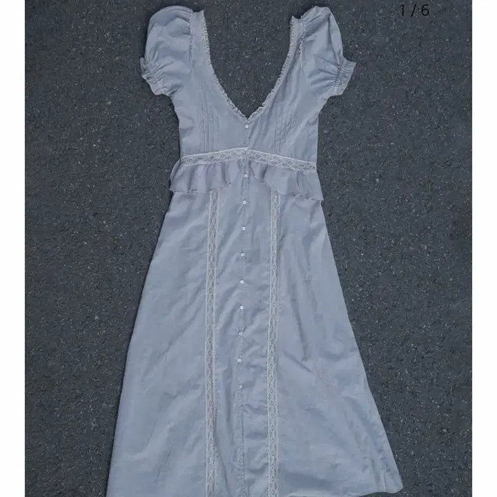 [BUNJANG] Pleta Lucia Dress Light Grey S / 새상품) 플레따 134 루시아 드레스 라이트 그레이 S