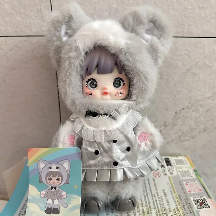 [BUNJANG] Nommi Kingom Cat Articulated Doll Baby Three / 노미인형 nommi 킹덤 고양이 관절인형 베이비쓰리