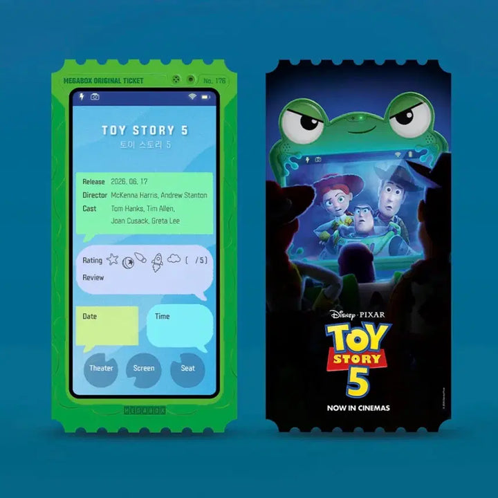 [BUNJANG] Toy Story 5 Original Ticket Megabox / 토이스토이5 오리지널티켓 오티 매가박스