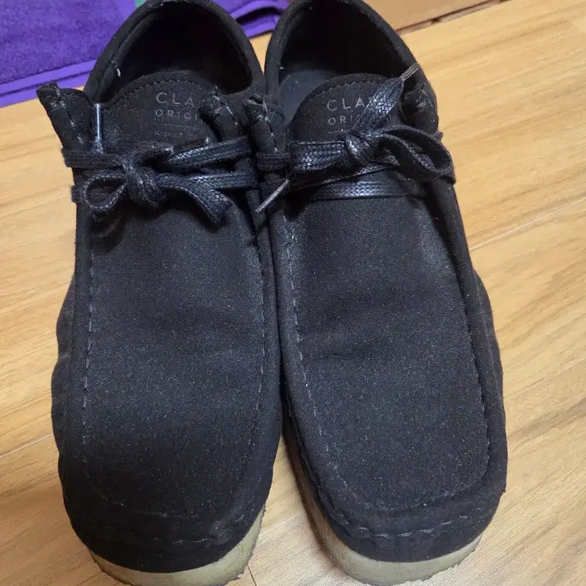 [BUNJANG] Clarks Wallabee Black Vegan Boots / 클락스 왈라비 블랙비건 265 (270)