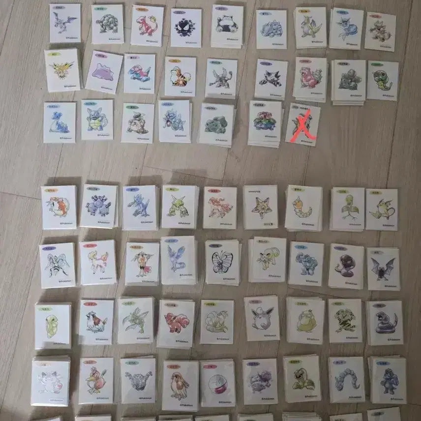 [BUNJANG] Pokemon Stickers / 포켓몬 띠부씰 판매