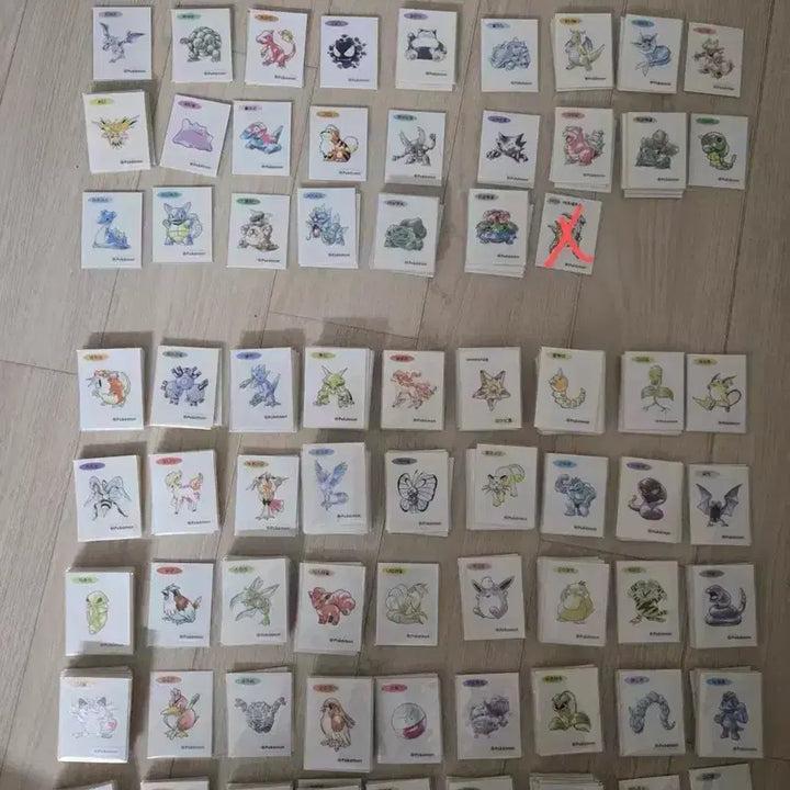 [BUNJANG] Pokemon Stickers / 포켓몬 띠부씰 판매