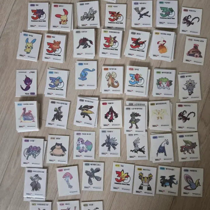 [BUNJANG] Pokemon Stickers / 포켓몬 띠부씰 판매