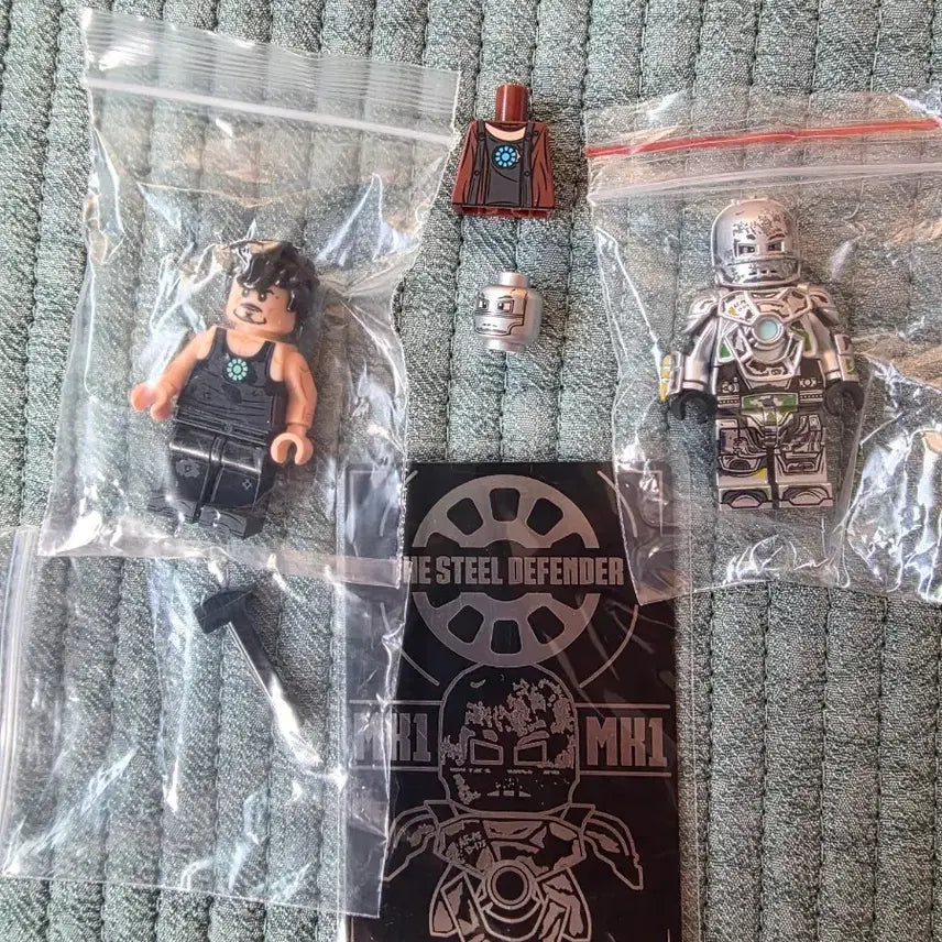 [BUNJANG] Custom Iron Man Mark 1 Minifigure / 아이언맨 마크1 레고 커스텀 미니피규어 판매합니다.