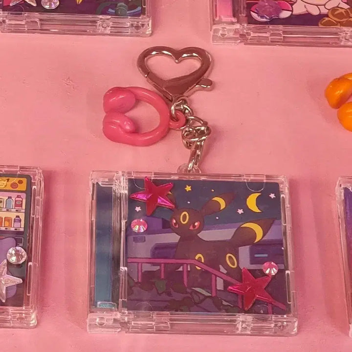 [BUNJANG] Pokemon Umbreon Mini CD Keychain Collection Capsule / 포켓몬스터 블래키  미니 cd 키링 컬렉션 캡슐 미개봉