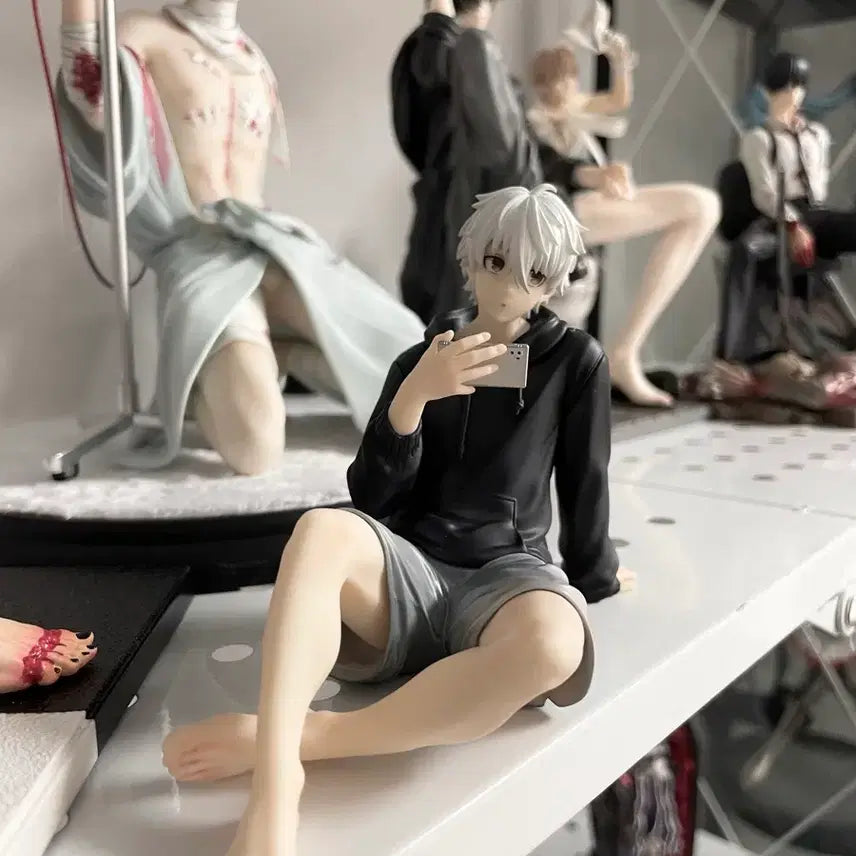 [BUNJANG] Blue Lock Seishiro Nagi Palm Size Figure / 블루록 나기 세이시로 gem 손바닥 피규어 미소년