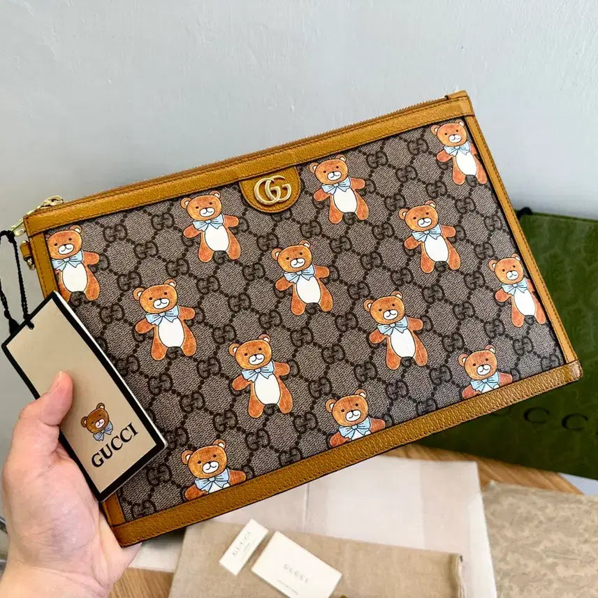 [BUNJANG] Gucci x Kai Collaboration Supreme Clutch Bag Limited Edition / 한정판[정품/풀구성] 구찌 x 카이 콜라보 클러치백 상태최상