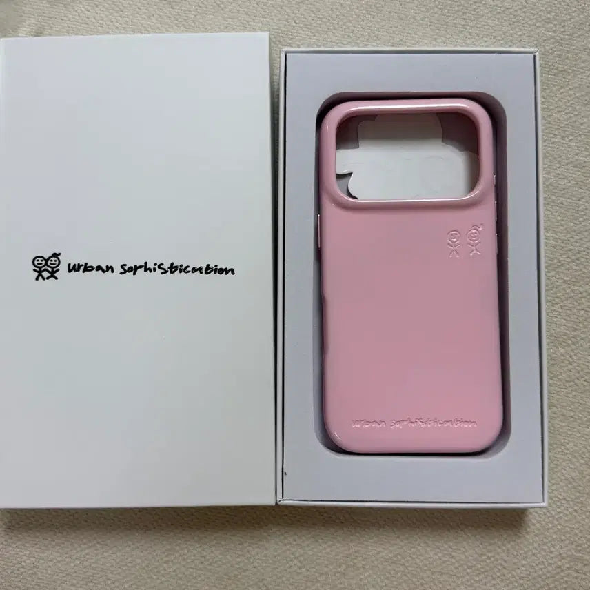 [BUNJANG] Urban Sophistication Skinny Case Pink Gloss for iPhone 17 Pro / 아이폰17프로 어반소피스티케이션 스키니케이스 핑크글로스