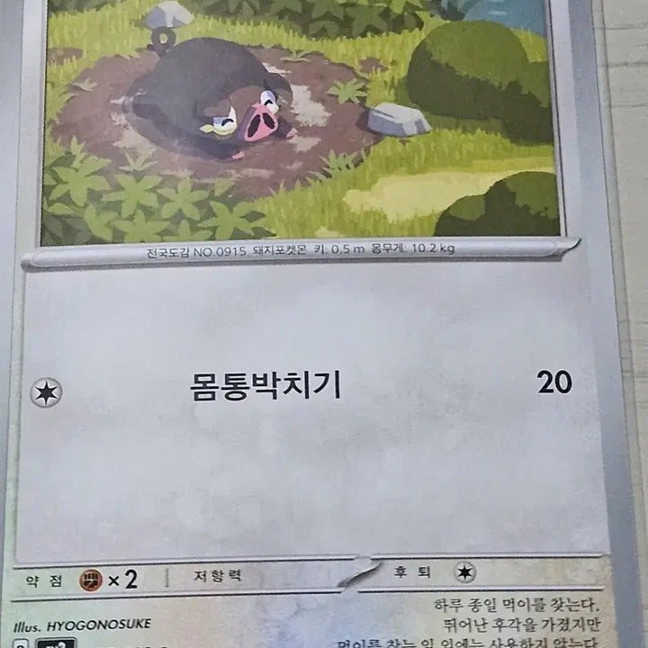 [BUNJANG] Pokemon TCG Masudon 096/108 C / 포켓몬 카드 맛보돈 096/108 C