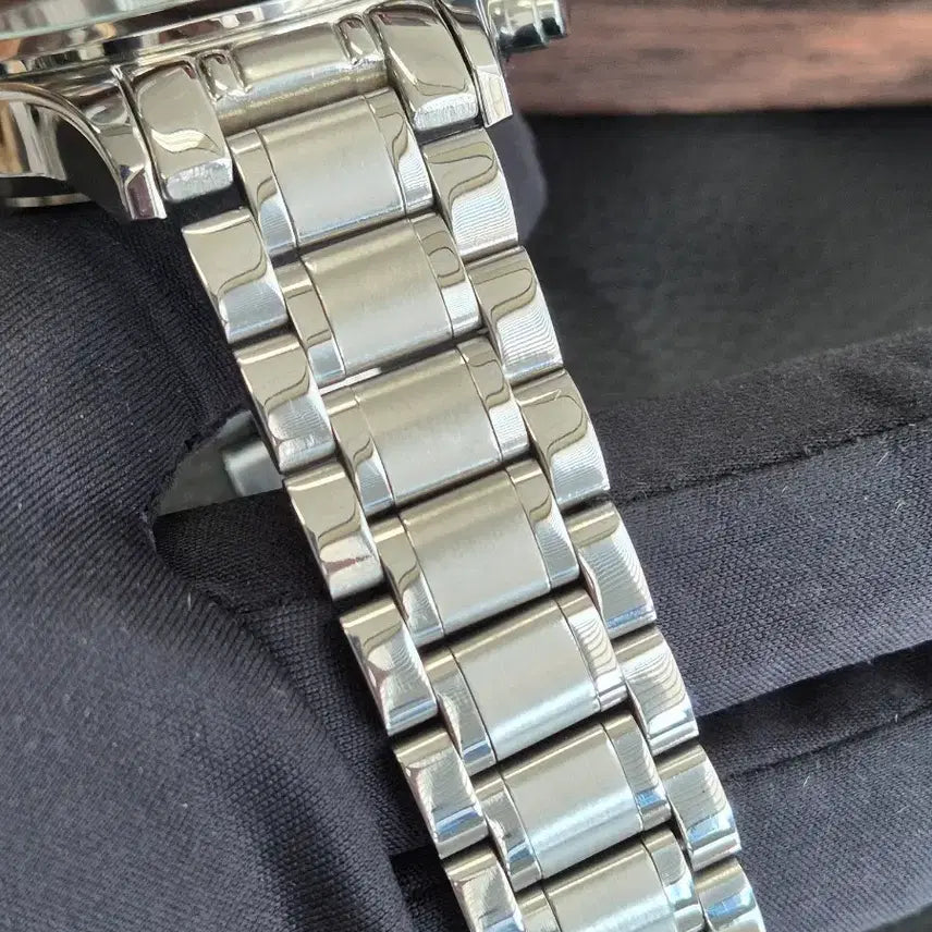 [BUNJANG] Basilica BS-2901 Blue Dial Chronograph Watch / 바실리카 블루다이얼 크르노그라프 새상품.