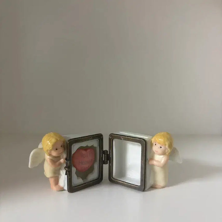 [BUNJANG] Vintage Mini Angel Trinket Box Ceramic Jewelry Box / 빈티지 미니 엔젤 트링킷 박스 천사 주얼리함 세라믹 오브제