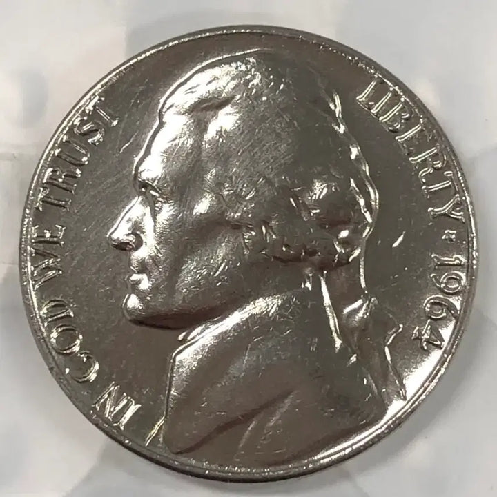 [BUNJANG] 1964 United States Jefferson Nickel (D Mint) / 1964년 미국 제퍼슨 5센트 동전 D431