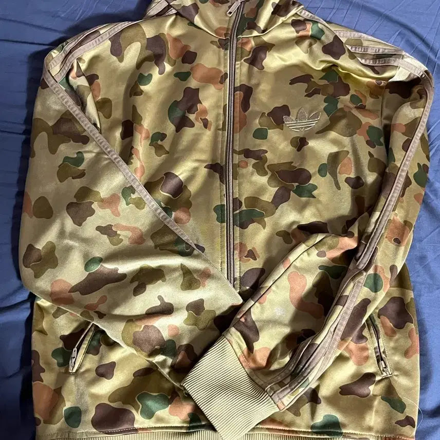 [BUNJANG] Adidas Military Camouflage Zip-Up Jersey / 아디다스 밀리터리 져지 집업