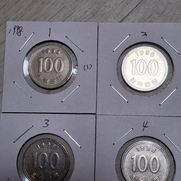 [SOLD OUT] 특년 1998년.  4개