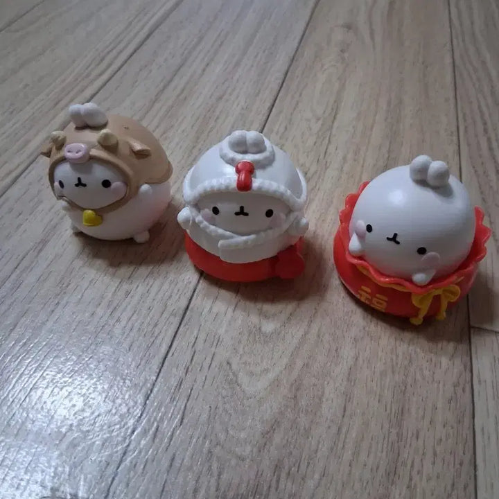 [BUNJANG] Molang Friends Figure Set (3 Types) / 몰랑이 피규어 3종 세트
