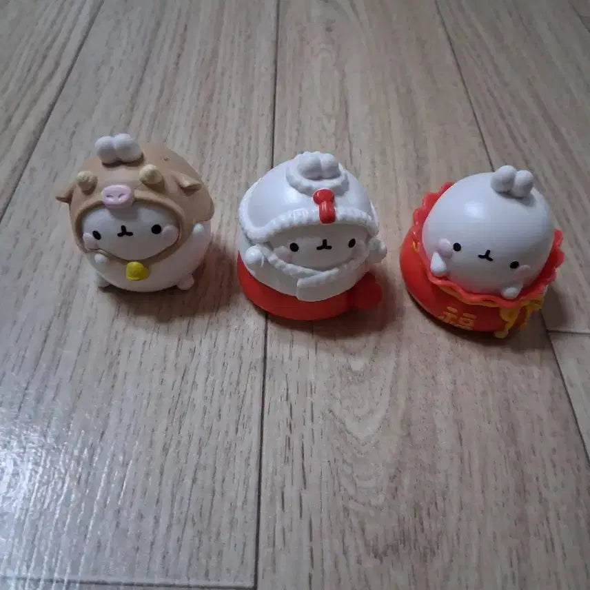 [BUNJANG] Molang Friends Figure Set (3 Types) / 몰랑이 피규어 3종 세트