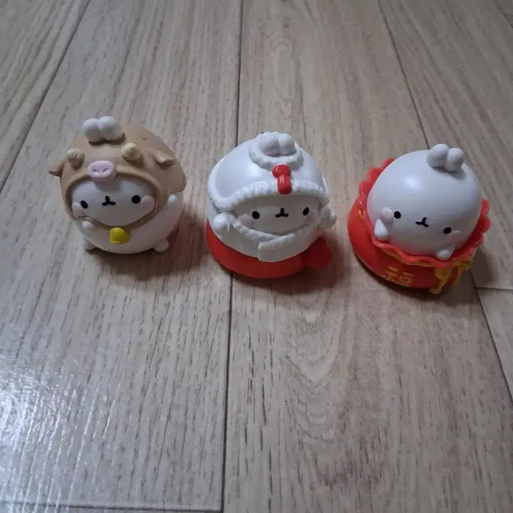 [BUNJANG] Molang Friends Figure Set (3 Types) / 몰랑이 피규어 3종 세트