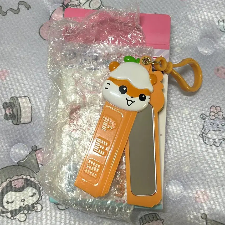 [BUNJANG] Sanrio Pez Kuring Mirror Keychain (New) / 산리오 페즈 쿠리링 커울키링(새상품)