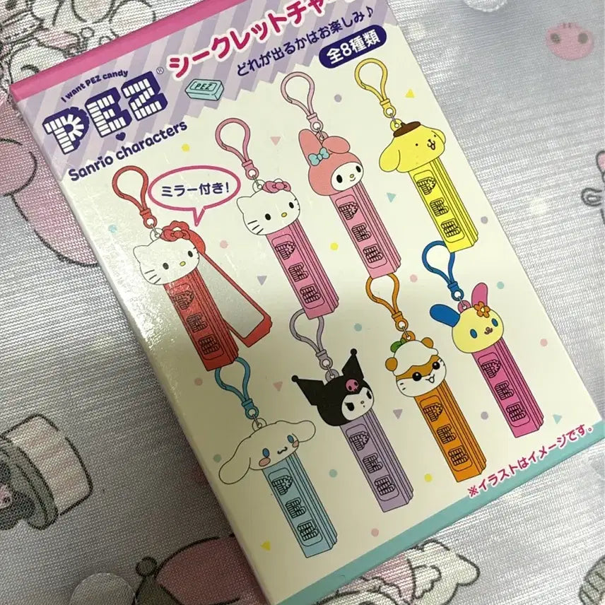 [BUNJANG] Sanrio Pez Kuring Mirror Keychain (New) / 산리오 페즈 쿠리링 커울키링(새상품)