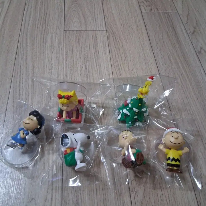 [BUNJANG] Snoopy Christmas Figure Set / 스누피 크리스마스 피규어 세트 롯데리아