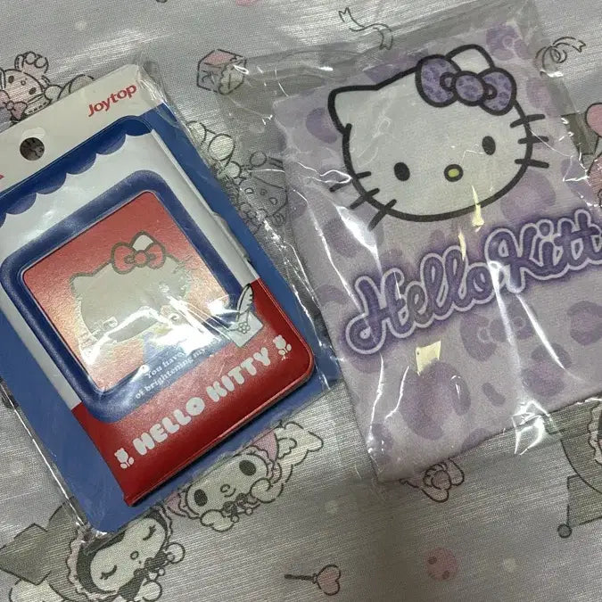 [BUNJANG] Sanrio Hello Kitty Drawstring Pouch + Mini Notebook Set / 산리오 헬로키티 복조리파우치+미니수첩