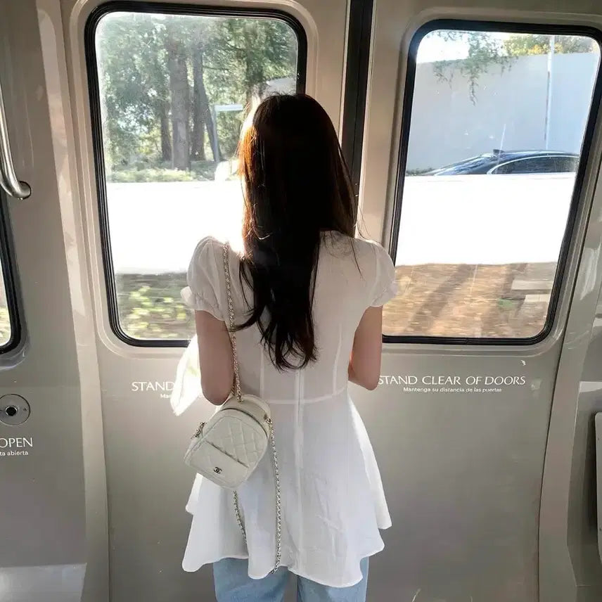[BUNJANG] Ondmin Puff Mini Dress / 온드민 퍼프 미니원피스