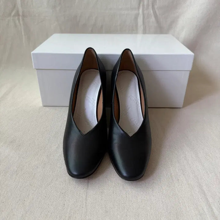 [BUNJANG] Maison Margiela Block Wedge Heel Pumps / 메종 마르지엘라 블록 웨지힐 펌프스