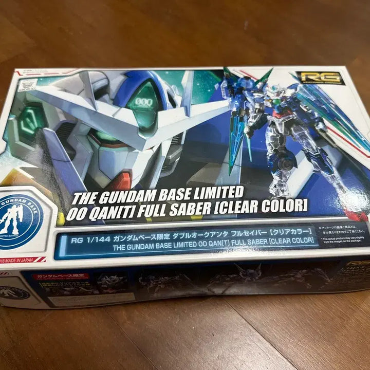 [BUNJANG] Gundam Base Limited RG 00 QAN[T] Full Saber Clear Color / [미개봉 새상품 ]건담베이스 한정 RG 00 QAN[T] 풀세이버 클리어