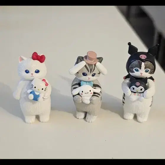 [BUNJANG] Mofun Sandrio Collaboration Figure Bundle (Kitty, Cinnamoroll, Kuromi) / 모프샌드 산리오 콜라보 피규어 일괄 (키티 시나모롤 쿠로미)