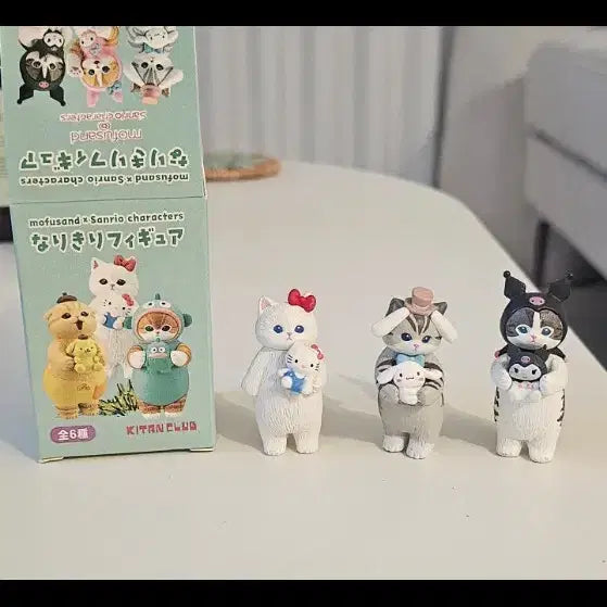 [BUNJANG] Mofun Sandrio Collaboration Figure Bundle (Kitty, Cinnamoroll, Kuromi) / 모프샌드 산리오 콜라보 피규어 일괄 (키티 시나모롤 쿠로미)