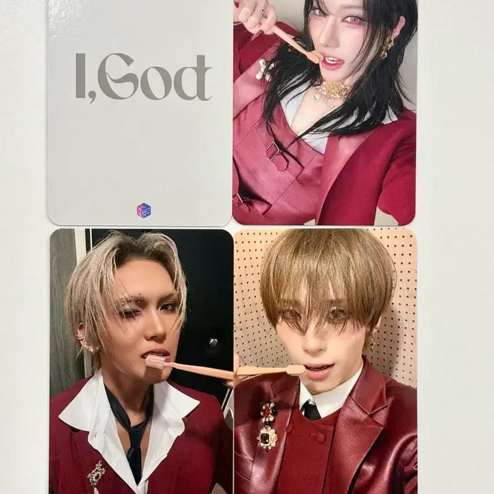 [SOLD OUT] XLOV 엑스러브 양치 포카 미공포 4장 세트 poca