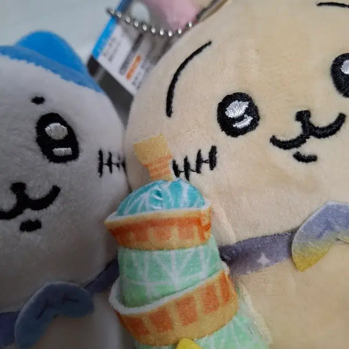 [BUNJANG] Hachiwara Usagi Keychain Plush Set / 하치와레,우사기 키링 인형