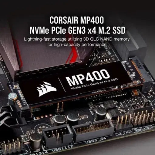 [BUNJANG] Corsair MP400 4TB M.2 NVMe PCIe SSD / 커세어 MP400 4TB M.2 NVMe PCle SSD Corsair
