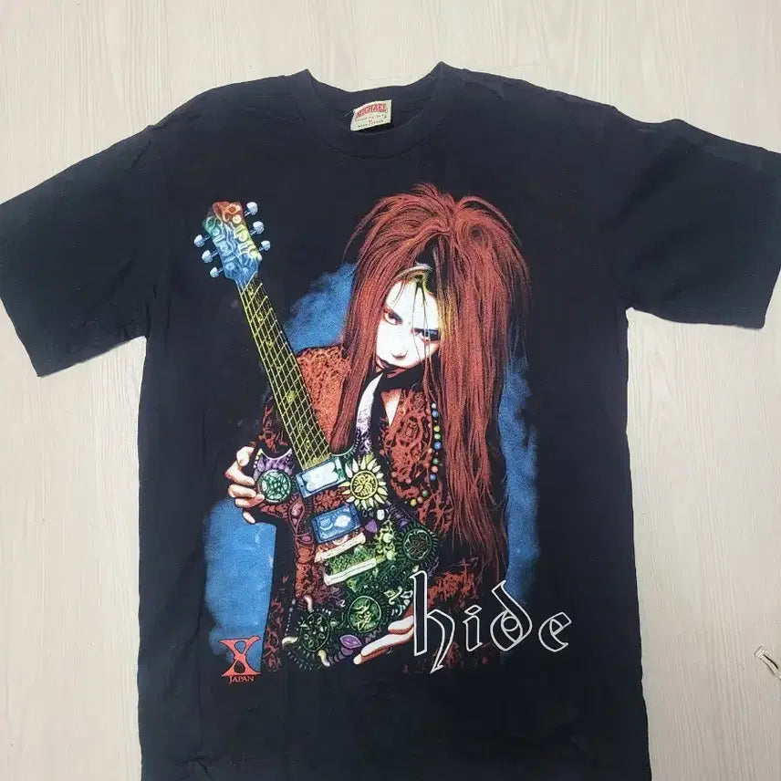 [BUNJANG] X Japan Hide T-Shirt / 엑스제펜 히데 반팔티