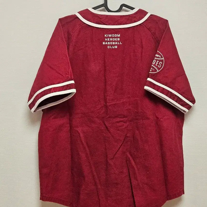 [BUNJANG] Musinsa x Kiwoom Heroes 2025 Burgundy Baseball Jersey / S 무신사 x 키움히어로즈 25 버건디 유니폼 야구복