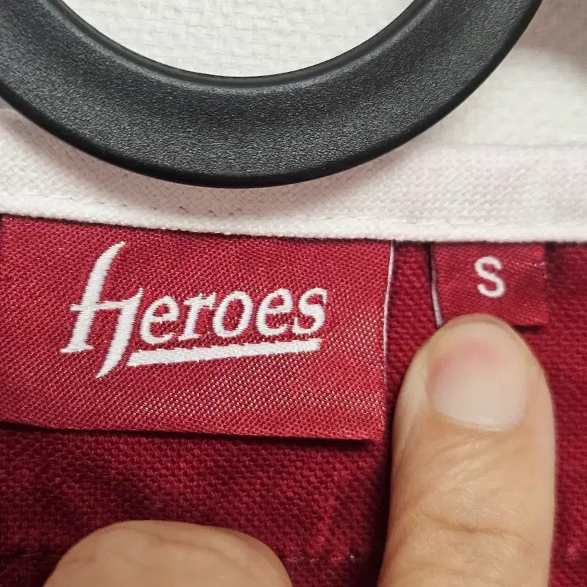 [BUNJANG] Musinsa x Kiwoom Heroes 2025 Burgundy Baseball Jersey / S 무신사 x 키움히어로즈 25 버건디 유니폼 야구복